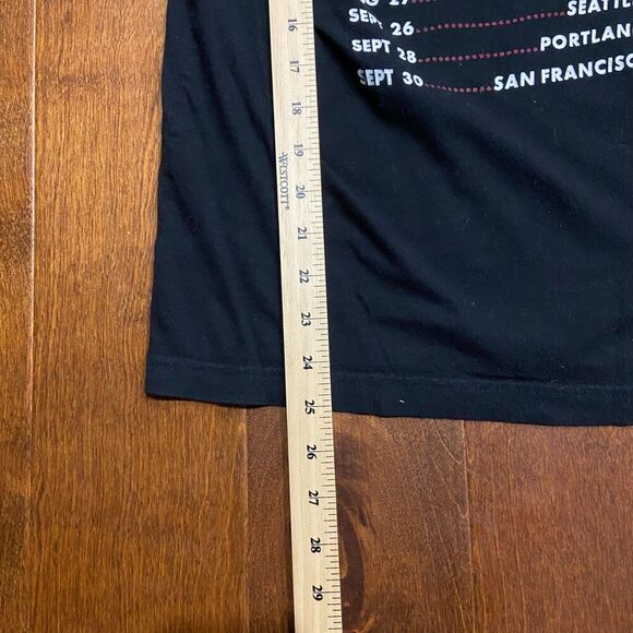 Canvas NSP Rock Hard Tour 2017 Concert Band Black Tee Cotton Unisex Size Small - Picture 8 of 8